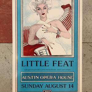 Little Feat at Austin Opera House - 1988 (Poster)