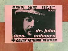 Load image into Gallery viewer, Mardi Gras with Dr. John at Antone's - 1986 (Poster)
