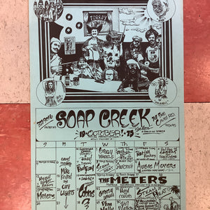 Soap Creek Saloon October Calendar - 1975 (Poster)