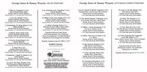 George Jones & Tammy Wynette : We Go Together / Let's Build A World Together (CD, Comp)