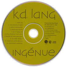 Load image into Gallery viewer, k.d. lang : Ingénue (CD, Album)
