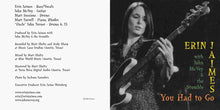 Load image into Gallery viewer, Erin Jaimes With John McVey And The Stumble : You Had To Go (CD, Album)
