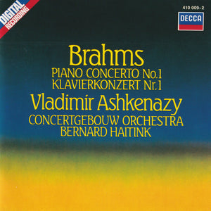 Brahms* / Vladimir Ashkenazy, Concertgebouw Orchestra*, Bernard Haitink : Piano Concerto No.1 (Klavierkonzert Nr.1) (CD, Album)