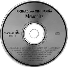 Load image into Gallery viewer, Richard And Mimi Fariña* : Memories (CD, Album, RE)
