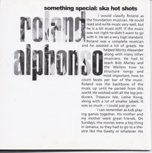 Load image into Gallery viewer, Roland Alphonso Featuring The Skatalites And Soul Brothers* : Something Special: Ska Hot Shots (CD, Comp, RP)
