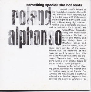 Roland Alphonso Featuring The Skatalites And Soul Brothers* : Something Special: Ska Hot Shots (CD, Comp, RP)