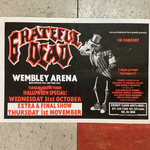 Grateful Dead at Wembley Arena - 1990 (Poster)