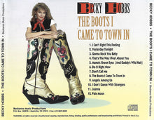 Load image into Gallery viewer, Becky Hobbs : The Boots I Came To Town In (CD, Album)
