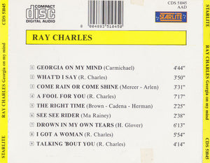 Ray Charles : Georgia On My Mind (CD, Comp)