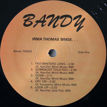 Load image into Gallery viewer, Irma Thomas : Sings (LP, Comp, RE)
