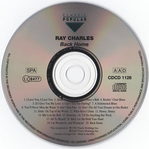 Ray Charles : Back Home (CD, Comp)