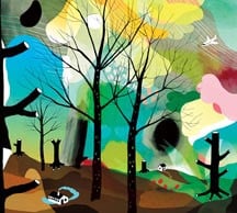 Efterklang : Under Giant Trees (CD, MiniAlbum, Ltd, Num)