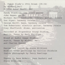 Load image into Gallery viewer, Michael Hall : Frank Slade's 29th Dream (CD, Album)
