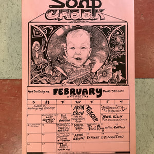 Soap Creek Saloon February Calendar - 1978 (Poster)