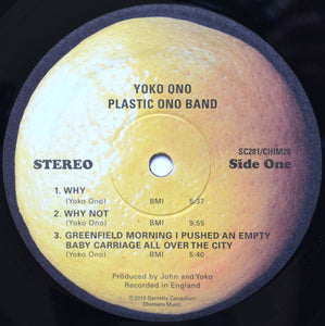 Yoko Ono / The Plastic Ono Band : Plastic Ono Band (LP, Album, RE)