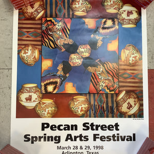 Pecan Street Spring Arts Festival - 1998 (Poster)