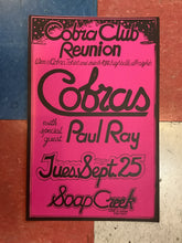 Load image into Gallery viewer, Cobras at Soap Creek Saloon (Poster)
