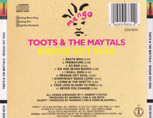 Load image into Gallery viewer, Toots &amp; The Maytals : Reggae Got Soul (CD, Album)
