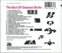Load image into Gallery viewer, Solomon Burke : The Best Of Solomon Burke (CD, Comp, RE)
