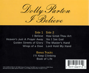 Dolly Parton : I Believe (CD, Album)