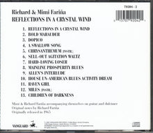 Load image into Gallery viewer, Richard &amp; Mimi Fariña* : Reflections In A Crystal Wind (CD, Album)
