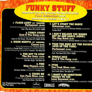 Various : Funky Stuff: The Best Of Funk Essentials (CD, Comp, Promo, Smplr)