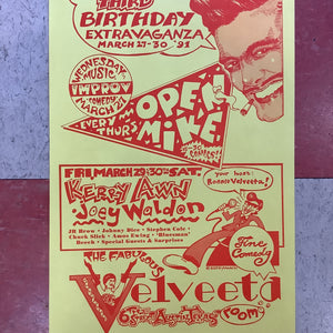 Open Mike at The Velveeta Room - 1991 (Poster)