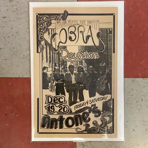 Paul Ray and the Cobras Reunion at Antone's - 1986 (Poster)