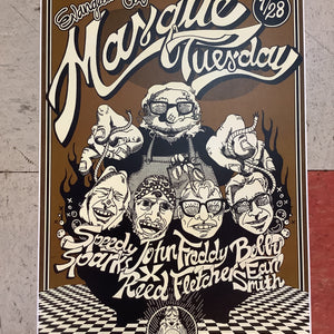 Speedy Sparks, John X Reed, Bobby Fletcher, and Bobby Earl Smith at Evangeline Cafe - 2025 (Poster)