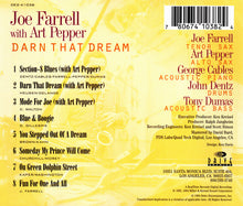 Load image into Gallery viewer, Joe Farrell With Art Pepper : Darn That Dream (CD, Comp, RE)
