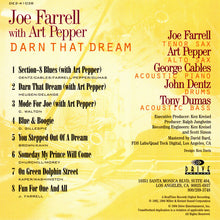 Load image into Gallery viewer, Joe Farrell With Art Pepper : Darn That Dream (CD, Comp, RE)
