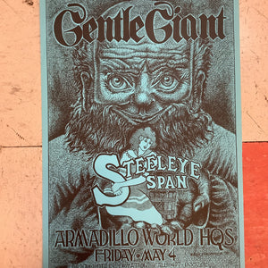 Gentle Giant and Steeleye Span at Armadillo World Headquarters - 1973 (Poster)