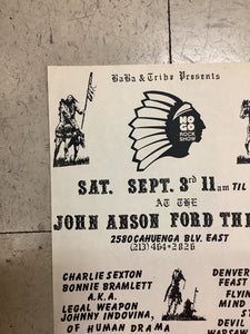 NO G.O. Rock Show at the John Anson Ford Theater (Poster)