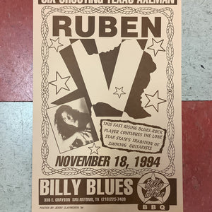 Ruben V at Billy Blues - 1994 (Poster)