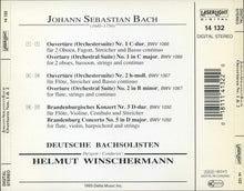 Load image into Gallery viewer, Johann Sebastian Bach, German Bach Soloists*, Helmut Winschermann : Overtures Nos. 1 &amp; 2 (CD, Album)
