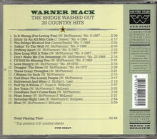 Load image into Gallery viewer, Warner Mack : The Bridge Washed Out 20 Country Hits (CD, Comp)
