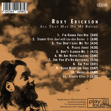 Load image into Gallery viewer, Roky Erickson : All That May Do My Rhyme (CD, Album, RE, Dig)
