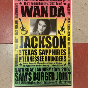 Wanda Jackson at Sam's Burger Joint - 2007 (Poster)