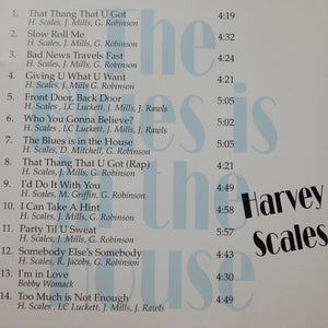 Harvey Scales : The Blues Is In The House (CD, Album)