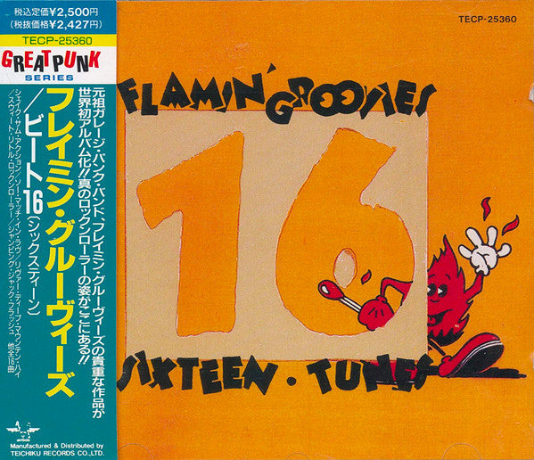 The Flamin' Groovies : Sixteen Tunes (CD, Album, Comp, Mono)