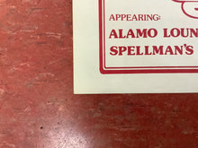 Load image into Gallery viewer, Elliott Leonard at Alamo Lounge and Spellman's (Poster)
