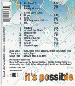 Alex Coke, Tina Marsh, Steven Feld : Its Possible (CD, Album)