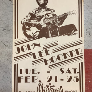 John Lee Hooker at Antone's Nightclub - 1978 (Poster)