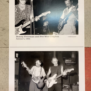 Bill Leissner Photo - Denny Freeman, Pee Wee Crayton, and Keith Ferguson - 1984 & 1985