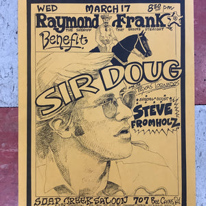 Sir Doug and The Texas Tornados at Soap Creek Saloon - 1976 (Poster)