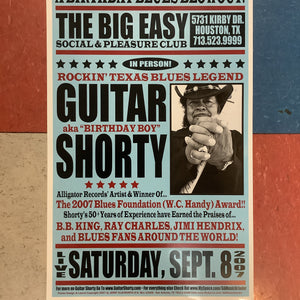 Guitar Shorty at The Big Easy Social & Pleasure Club - 2007 (Poster)
