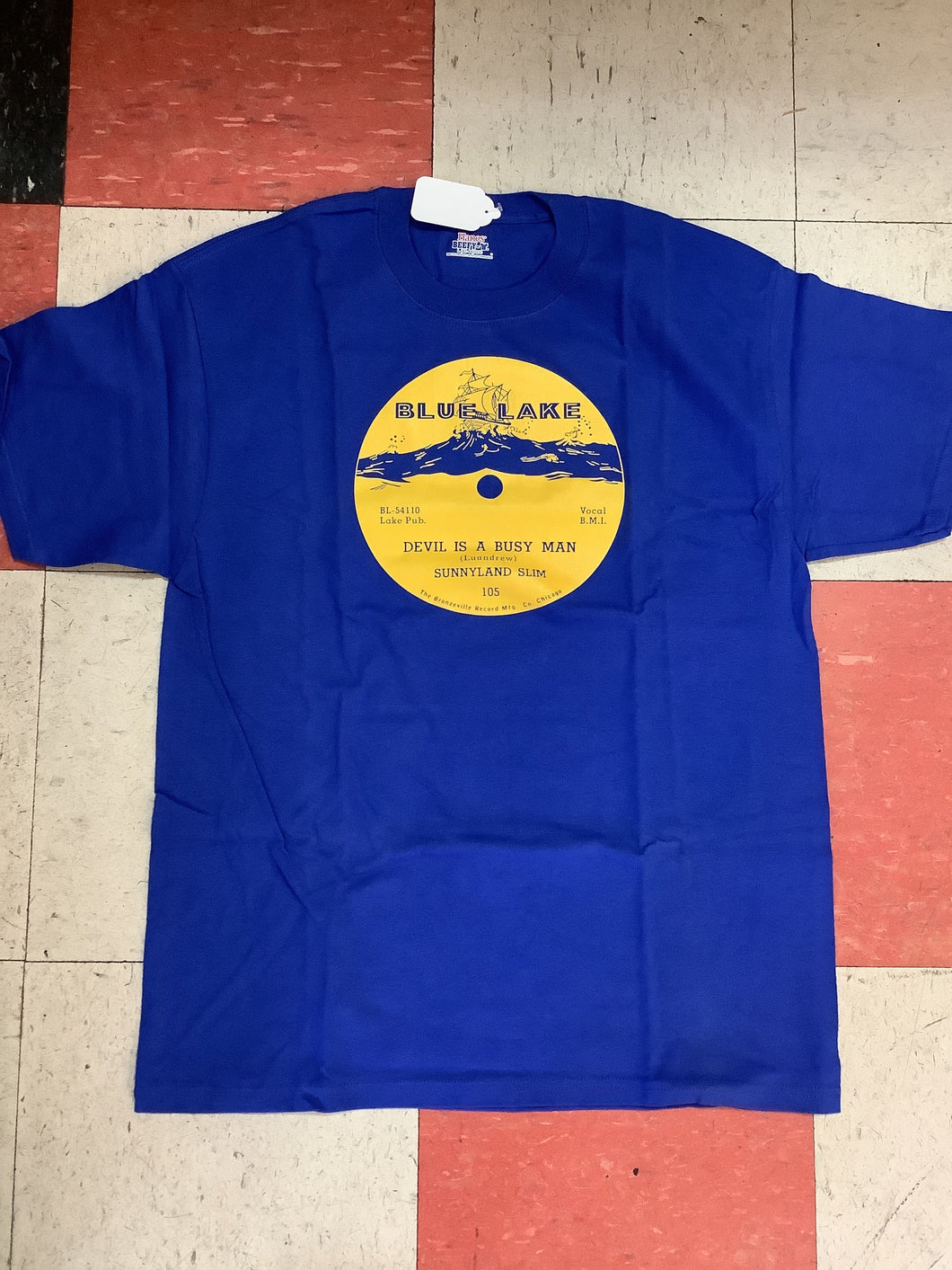 Sunnyland Slim Blue Lake Records T-Shirt