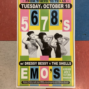 The 5.6.7.8.'s at Emo's - 2005 (Poster)
