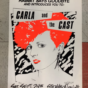 Carla and The Cast at Steamboat - 1984 (Poster)