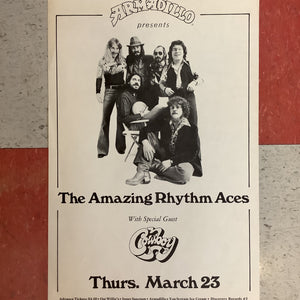 The Amazing Rhythm Aces with Cowboy at Armadillo - 1978 (Poster)